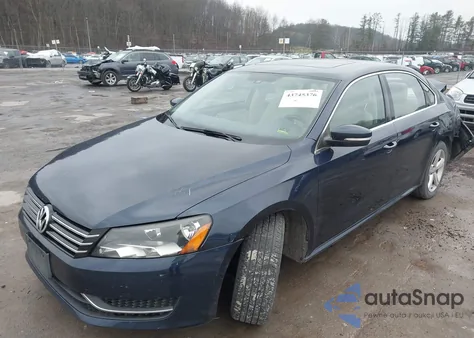 2013 Volkswagen Passat 2.5L Se from USA, damaged, VIN 1VWBH7A32DC077537